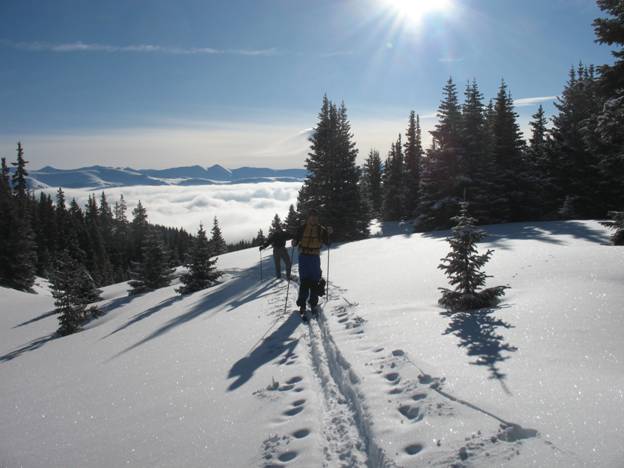 Winter hut to hut, 12,000 feet, Homestake Peak, Mt. Holy Cross, Colorado © 2012 Frosty Wooldridge