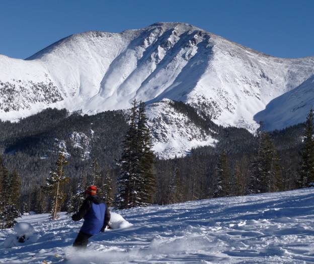 Skiing off Parsenn's Bowl,  Mary Jane, Winter Park, Colorado © 2012 Frosty Wooldridge